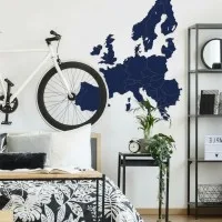 Wooden Map of Europe Wall Decor – Birch Plywood