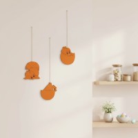 Easter Chicks in Birch Plywood (4 Pieces)