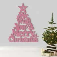 We Wish You a Merry Christmas – Birch Plywood Wall Decor