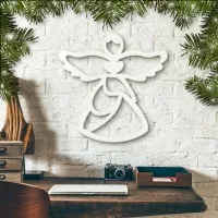 Décoration en bois - Ange - Contreplaqué de bouleau