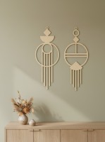 Boho geometrische Ornamente, 2-teilig
