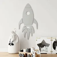 Birch Plywood Wall Decor - XXL Rocket