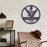 Round Birch Plywood Wall Decor - Bloom Wildly