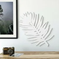 Birch Plywood Wall Decor - Palm Leaf