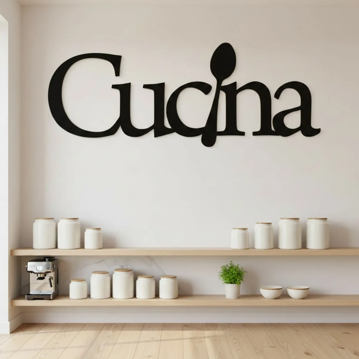 Cucina Kitchen Sign - Birch Plywood Wall Decor