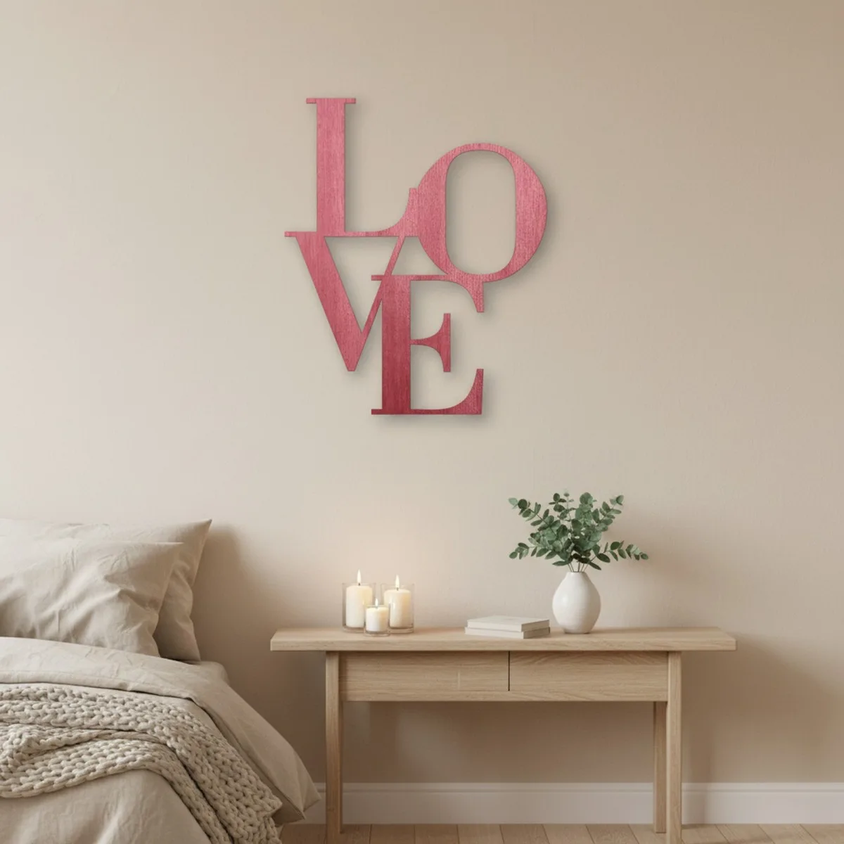 Love – Birch Plywood Wall Decor