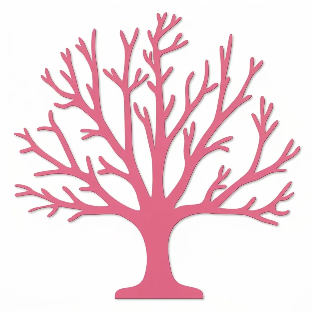 Décoration murale en bois - Arbre de vie XXL sans feuilles (19 pièces) - Contreplaqué de bouleau 3 mm