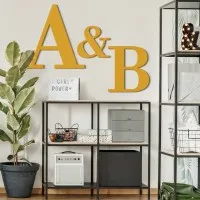 Plywood Wall Letters – Alphabet – Individual Letters – Bodoni