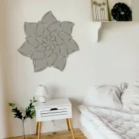 Mandala Flower 02 Wooden Wall Decor – Birch Plywood Cutout
