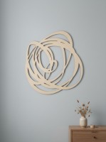 Abstract Line Tangle Wall Art