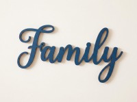 Family Plywood Wood Decor