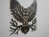 Majestueuze uil — wanddecoratie