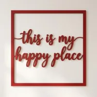 Décoration en contreplaqué this is my happy place