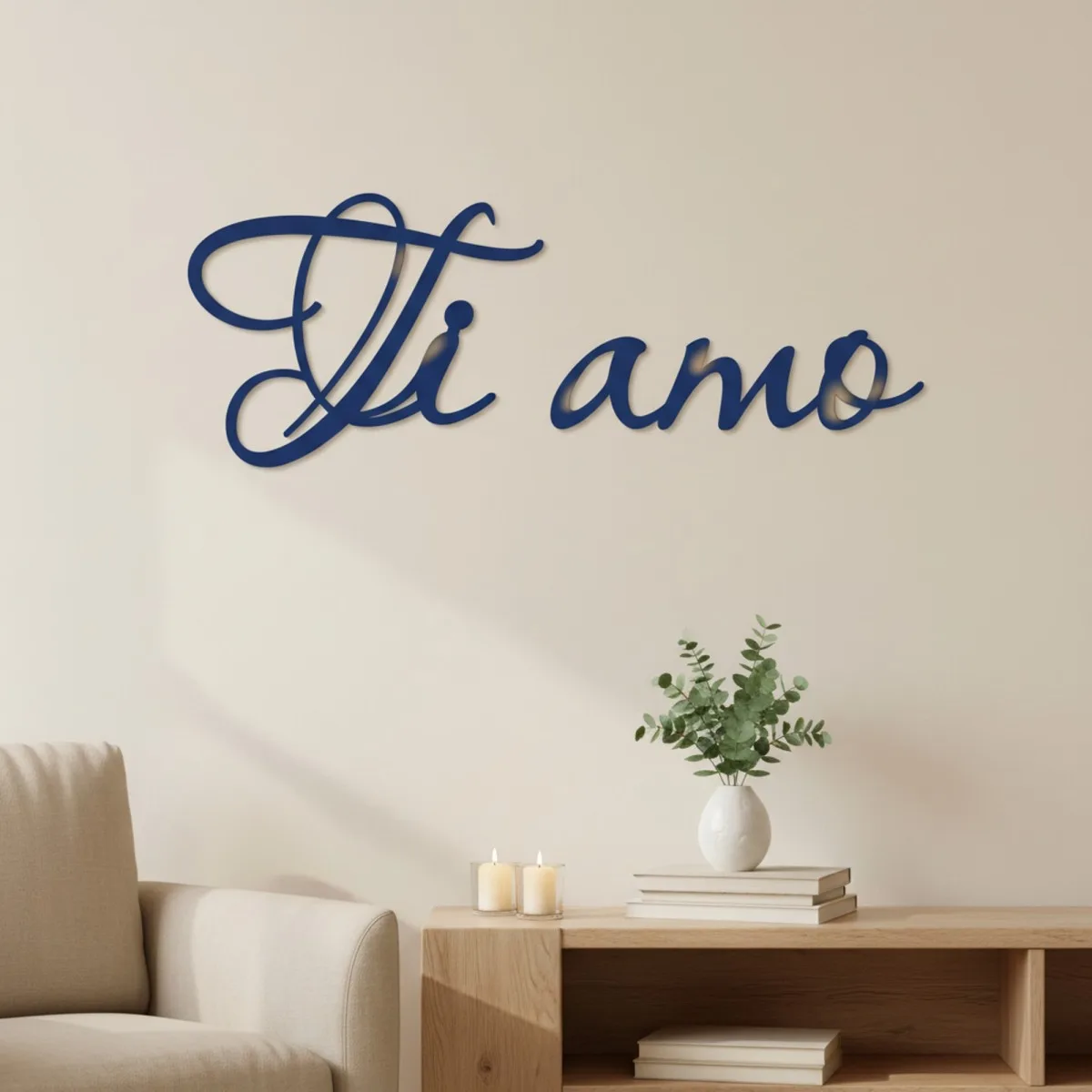Ti amo – Birch Plywood Wall Decor