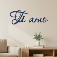 Ti amo – Birch Plywood Wall Decor