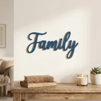 Family Plywood Wood Decor