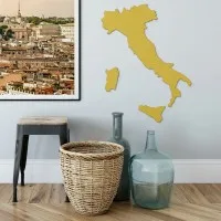 Plywood Wooden Ornament Italy – Country Map