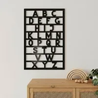 Birch Plywood Alphabet ABC – Nursery Wall Decor