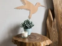 Wooden Hummingbird Wall Art