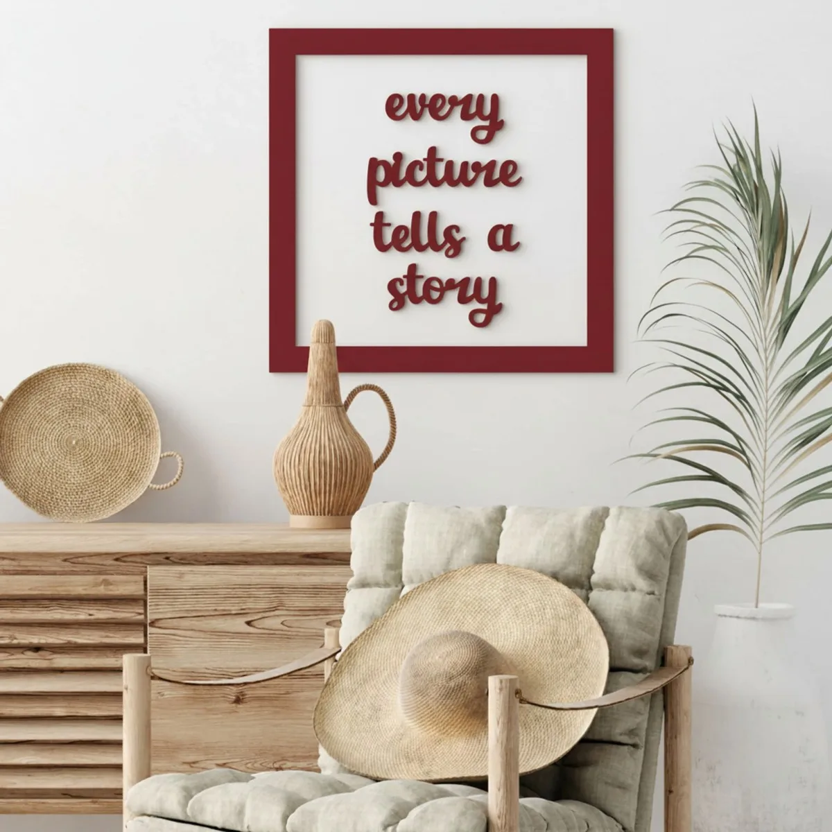 Every Picture Tells a Story – Laser-Cut Birch Plywood Wall Decor