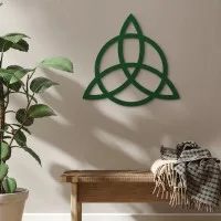 Plywood Wall Decor – Triquetra with Circle