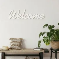Panneau Welcome en bois – Contreplaqué de bouleau