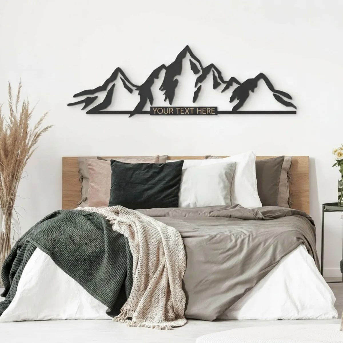 Décoration en contreplaqué - Montagne