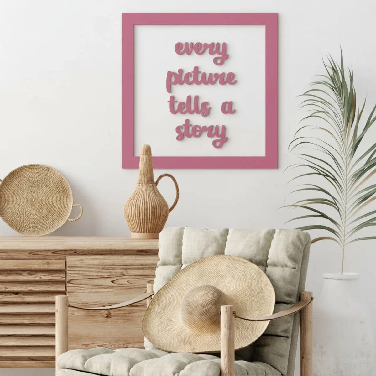 Every Picture Tells a Story – Laser-Cut Birch Plywood Wall Decor