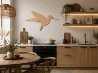Wooden Hummingbird Wall Art