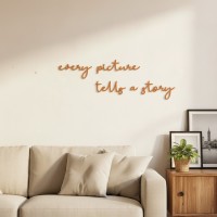 Birch Plywood Quote “Every Picture Tells a Story”
