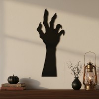 Zombie Hand Wall Decor – Reaching Clawed Hand – Birch Plywood