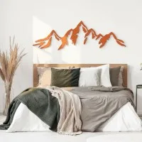 Décoration en contreplaqué - Montagne