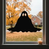 Spreading Ghost Wall Decor – Classic Halloween Ghost Silhouette – Birch Plywood
