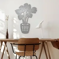 Monstera Leaf Wall Decor – Laser-Cut Birch Plywood Plant