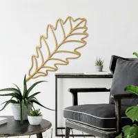 Birch plywood wall decoration - Oak leaf