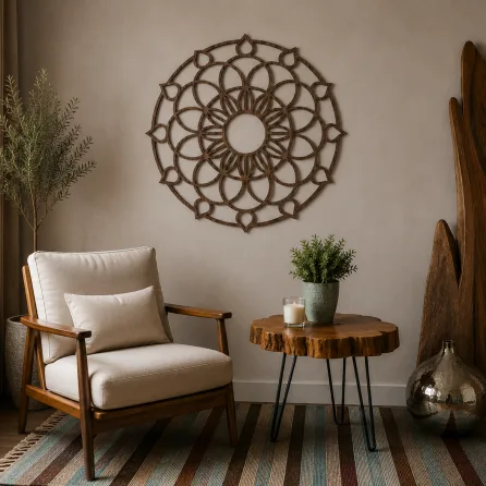 Wall Panel Mandala Lotus
