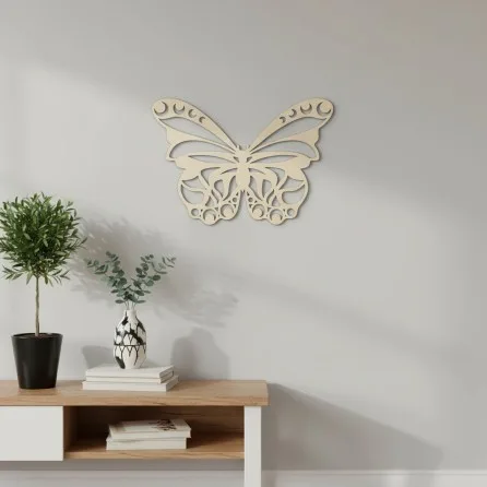 Dekoration aus Birken-Sperrholz – Schmetterling