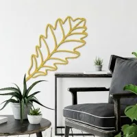 Birch plywood wall decoration - Oak leaf