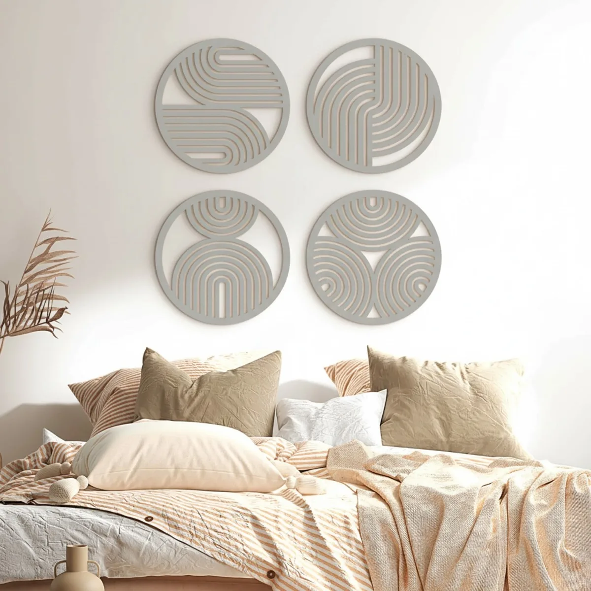 Boho Rainbows Plywood Wood Decoration