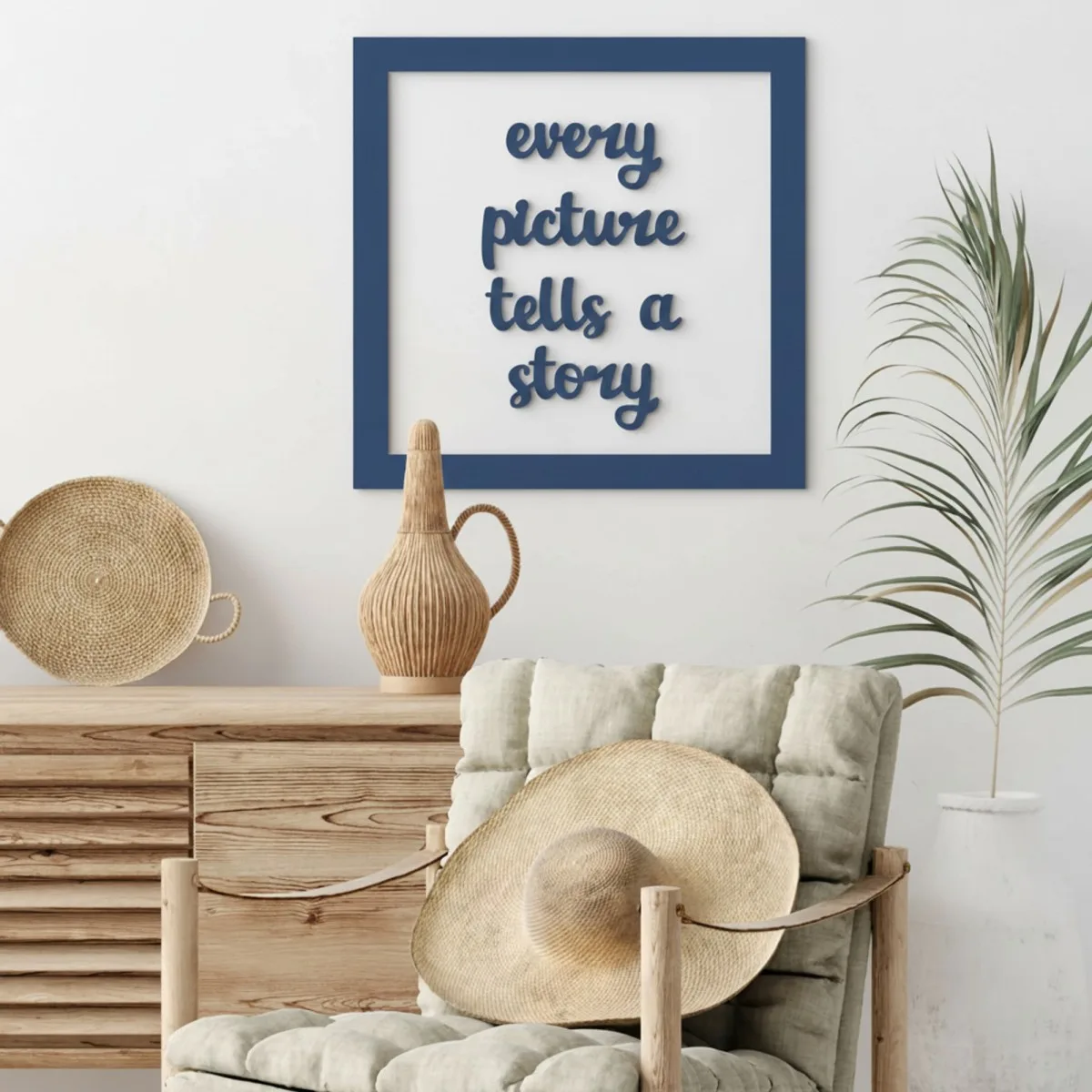 Every Picture Tells a Story – Laser-Cut Birch Plywood Wall Decor