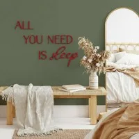 All You Need Is Sleep Wooden Wall Letters – Birch Plywood