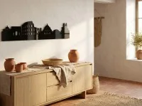 Sperrholz-Wanddekoration – Skyline von Rom