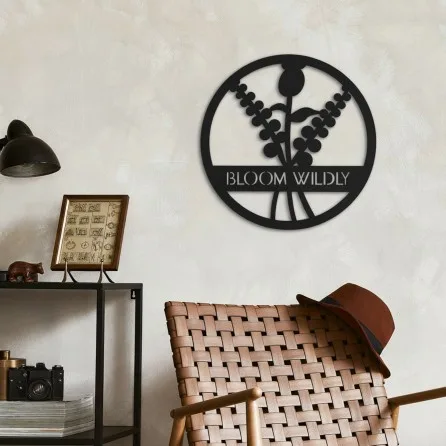 Round Birch Plywood Wall Decor - Bloom Wildly
