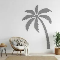 XXL Tropical Palm Tree Birch Plywood Wall Decoration