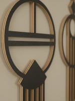 Boho geometrische Ornamente, 2-teilig