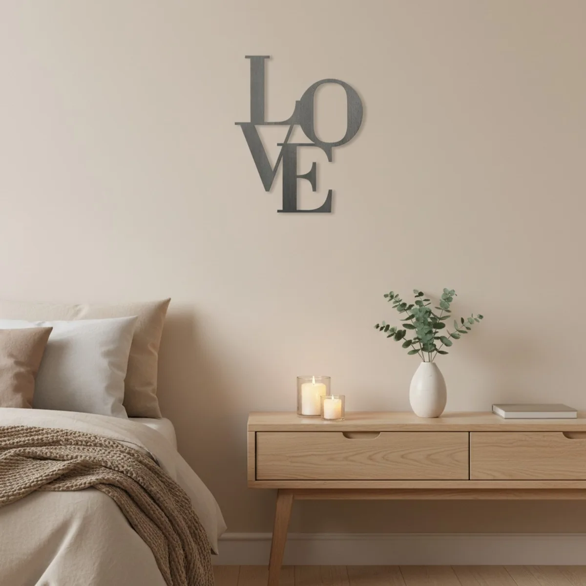 Love – Birch Plywood Wall Decor