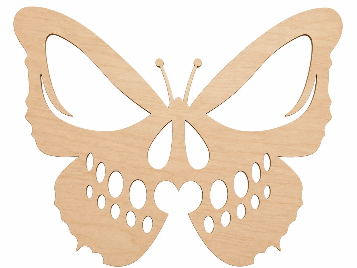 Wooden Butterfly Wall Panel