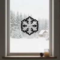 Snowflake Wall Decor – Bold Winter Silhouette – Birch Plywood