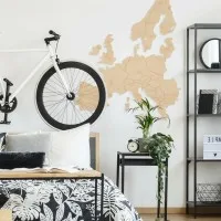 Wooden Map of Europe Wall Decor – Birch Plywood