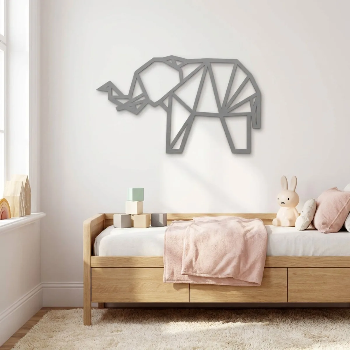 Multiplex decoratie - Origami olifant